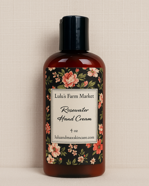Rosewater hand cream